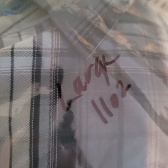 Kuhl Lightweight Button Up Long Sleeve Shirt Mens Large Bue Plaid Outdoor Casual - Picture 11 of 11